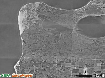 Zip code 49630 satellite photo by USGS