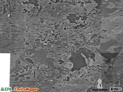 Zip code 49643 satellite photo by USGS
