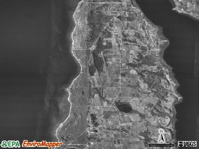 Zip code 49648 satellite photo by USGS