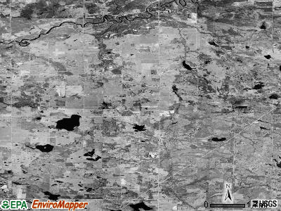 Zip code 49679 satellite photo by USGS