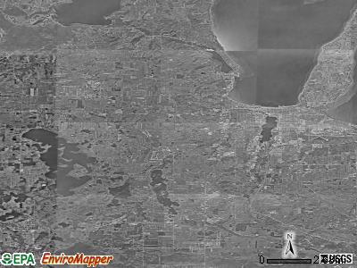 Zip code 49684 satellite photo by USGS