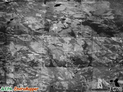 Zip code 49705 satellite photo by USGS