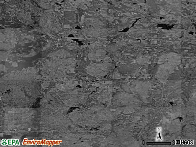 Zip code 49709 satellite photo by USGS
