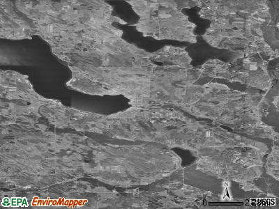 Zip code 49712 satellite photo by USGS