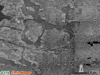 Zip code 49713 satellite photo by USGS