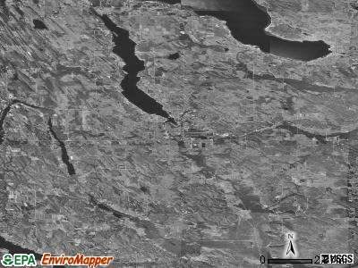 Zip code 49727 satellite photo by USGS