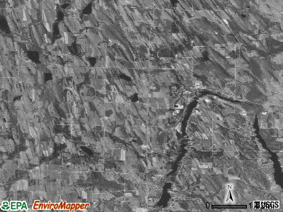 Zip code 49729 satellite photo by USGS