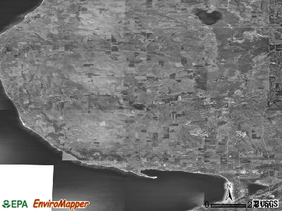Zip code 49740 satellite photo by USGS
