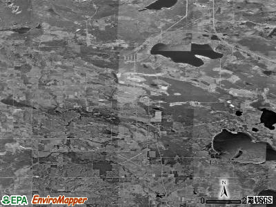 Zip code 49755 satellite photo by USGS
