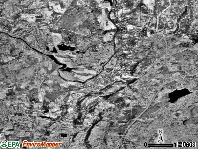 Zip code 06032 satellite photo by USGS