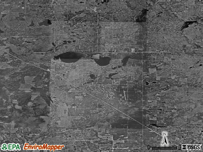 Zip code 49756 satellite photo by USGS