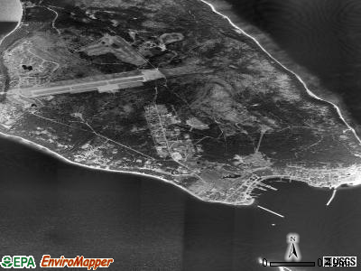 Zip code 49757 satellite photo by USGS