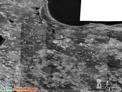 Zip code 49759 satellite photo by USGS