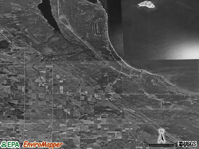 Zip code 49766 satellite photo by USGS