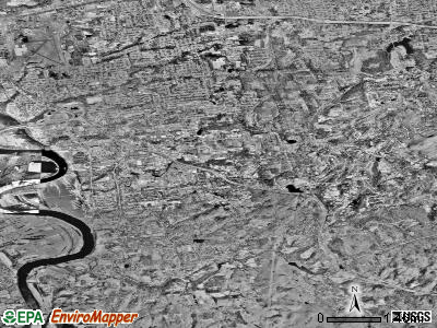 Zip code 06033 satellite photo by USGS
