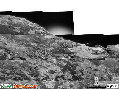 Zip code 49779 satellite photo by USGS