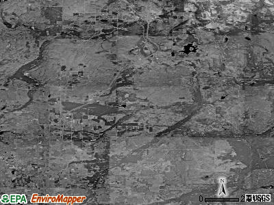 Zip code 49795 satellite photo by USGS