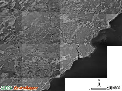Zip code 49813 satellite photo by USGS