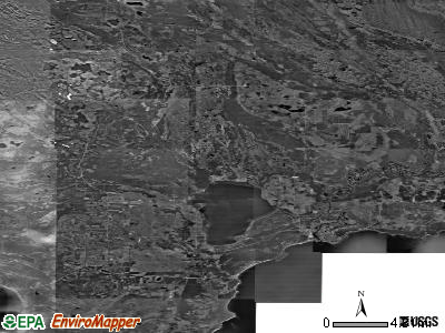 Zip code 49854 satellite photo by USGS
