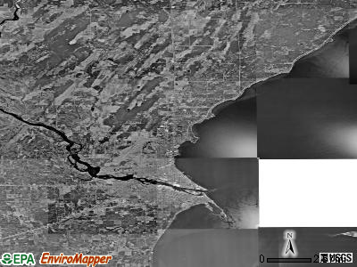 Zip code 49858 satellite photo by USGS