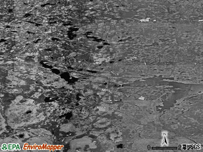 Zip code 49861 satellite photo by USGS