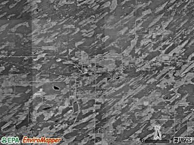 Zip code 49874 satellite photo by USGS