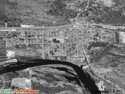 Zip code 49876 satellite photo by USGS