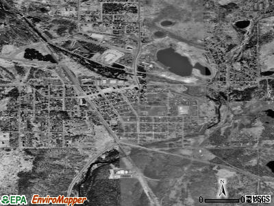 Zip code 49915 satellite photo by USGS