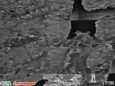 Zip code 49916 satellite photo by USGS