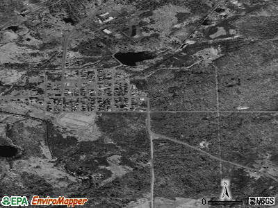 Zip code 49917 satellite photo by USGS
