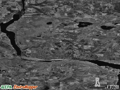 Zip code 49930 satellite photo by USGS