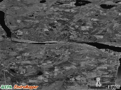 Zip code 49931 satellite photo by USGS