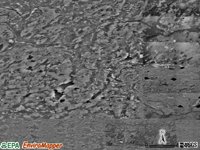 Zip code 49935 satellite photo by USGS
