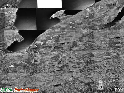 Zip code 49946 satellite photo by USGS