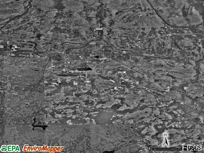 Zip code 49968 satellite photo by USGS