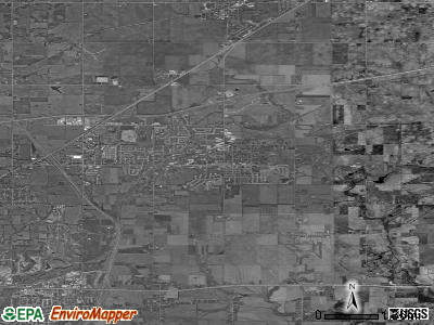 Zip code 50009 satellite photo by USGS
