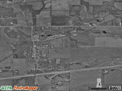 Zip code 50032 satellite photo by USGS