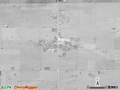 Zip code 50040 satellite photo by USGS