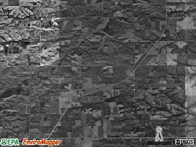 Zip code 50057 satellite photo by USGS