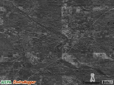 Zip code 50071 satellite photo by USGS