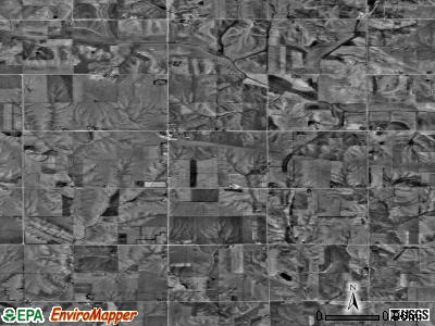 Zip code 50104 satellite photo by USGS