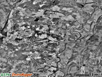 Zip code 06070 satellite photo by USGS