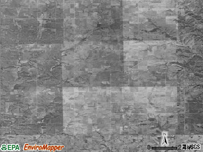 Zip code 50133 satellite photo by USGS