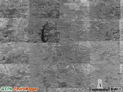 Zip code 50144 satellite photo by USGS