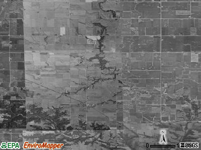 Zip code 50146 satellite photo by USGS