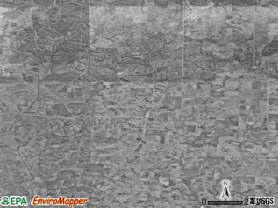 Zip code 50147 satellite photo by USGS