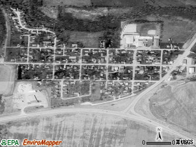 Zip code 50160 satellite photo by USGS
