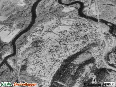 Zip code 06081 satellite photo by USGS