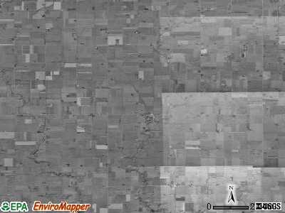 Zip code 50217 satellite photo by USGS