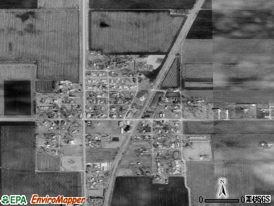Zip code 50243 satellite photo by USGS